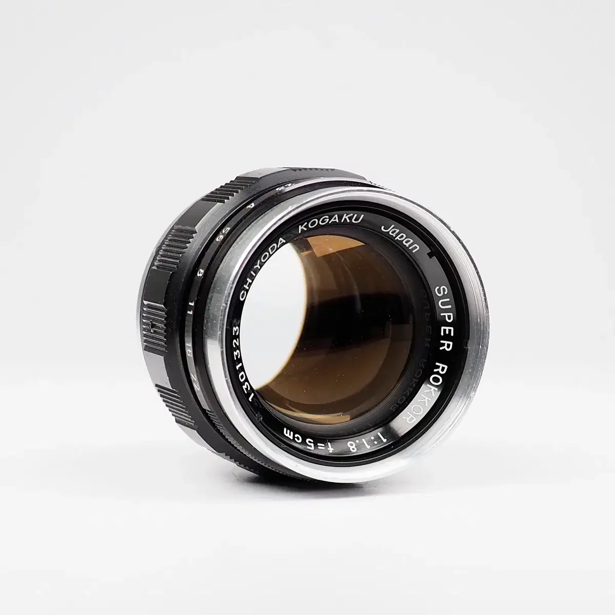 CHIYODA KOGAKU Japan SUPER ROKKOR 5cm f1.8 標準レンズ 写真 撮影